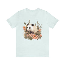 Chemise drôle d'opossum chemise de fleurs sauvages