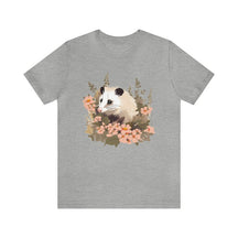 Chemise drôle d'opossum chemise de fleurs sauvages