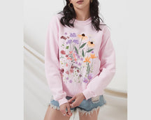 Wild Flowers Sweatshirt unisexe Wildflower Sweatshirt
