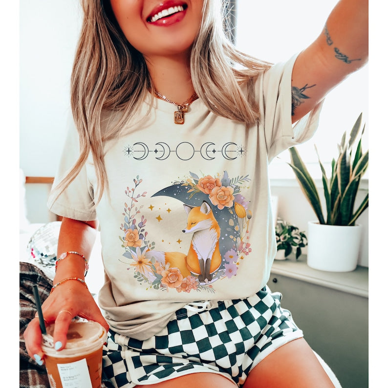 Fox Cottagecore Goblincore Chemise