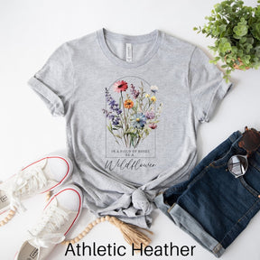 Wildflower Tshirt Botanical Floral T-Shirt