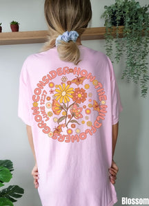 Boho Damen T-Shirt in trendiger Komfortfarbe