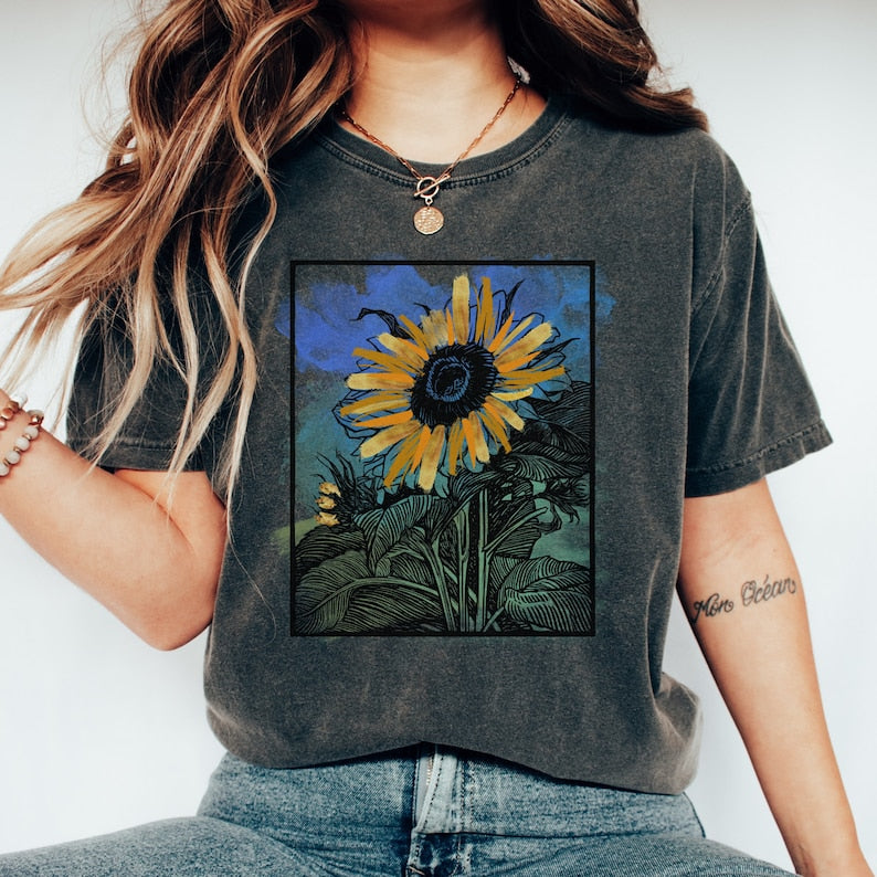 Sunflower Shirt Wildflowers Nature T Shirt