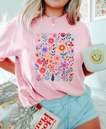 Pull mignon de fleur sauvage Sweat floral de la Saint-Valentin