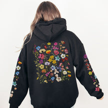 Wildflowers Hoodie Flower Lover Gift