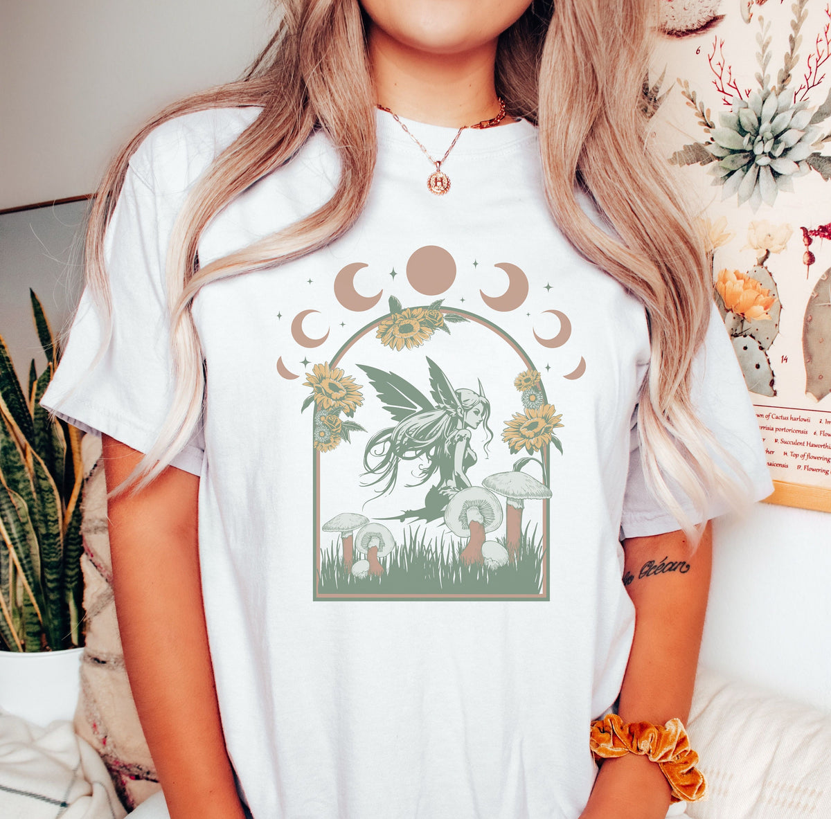 Chemise Boho Cottagecore Wildflowers