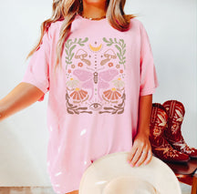 Boho Cottagecore Wildblumen Shirt