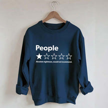 People One Star Review Sweatshirt