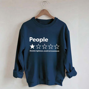 People One Star Review Sweatshirt