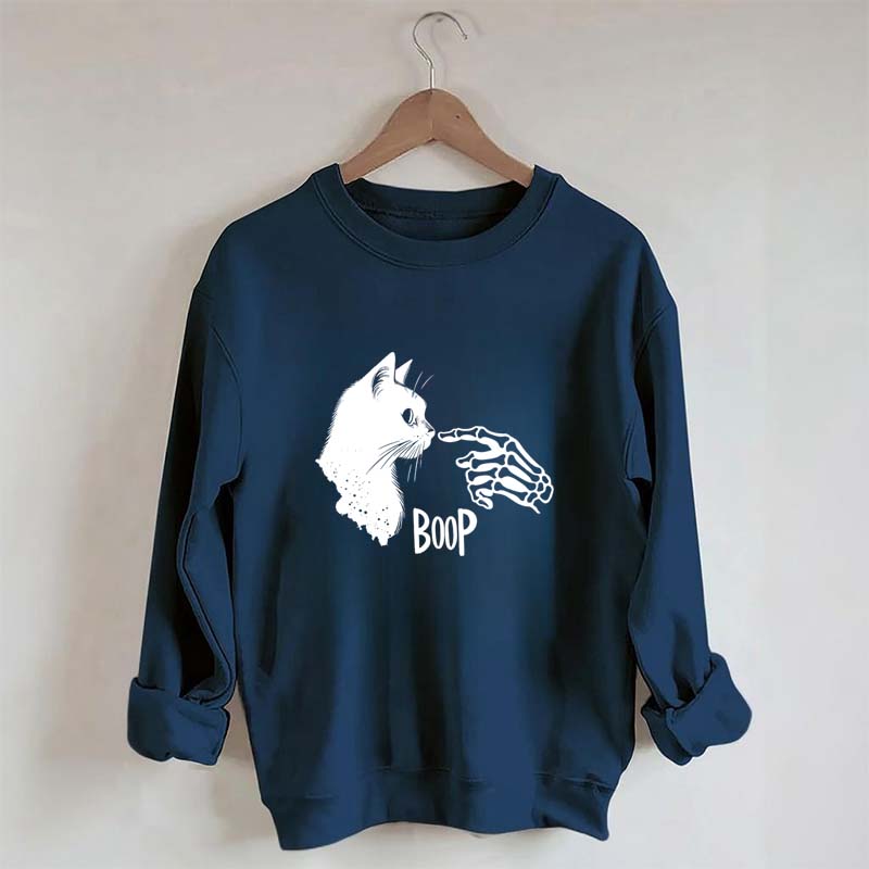 Cat Halloween Boop Sweatshirt