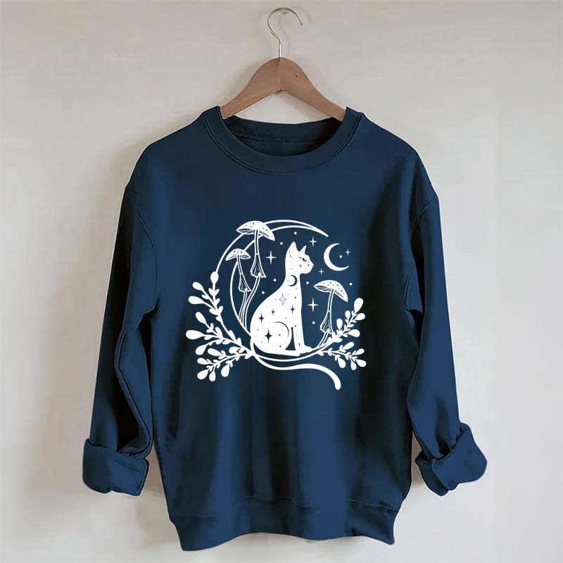 Celestial Cat Spiritual Sweatshirt