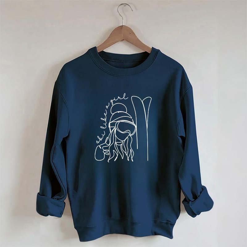 Ski Like a Girl Sweatshirt