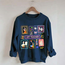 Funny Art Teacher Sweatshirt