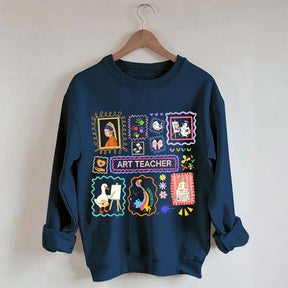 Funny Art Teacher Sweatshirt