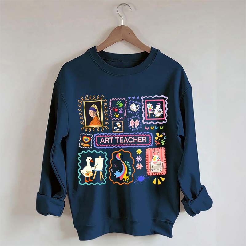 Funny Art Teacher Sweatshirt