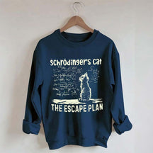 Funny Physics Science Cat Sweatshirt