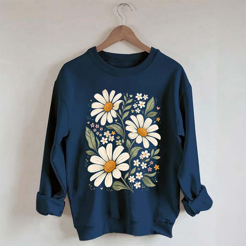 Boho Style Daisies Sweatshirt