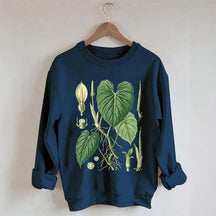 Philodendron Vintage Plant Anatomy Sweatshirt