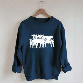 Cute Cow Western Country Love Sweatshirt