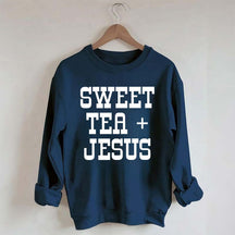 Sweet Tea + Jesus Minimalist Swatshirt