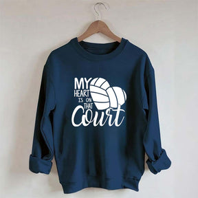 My Heart Is On That Court Sweatshirt