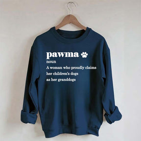 Pawma Definition Dog Mom Sweatshirt