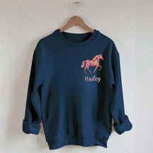Custom Girl Horse Sweatshirt