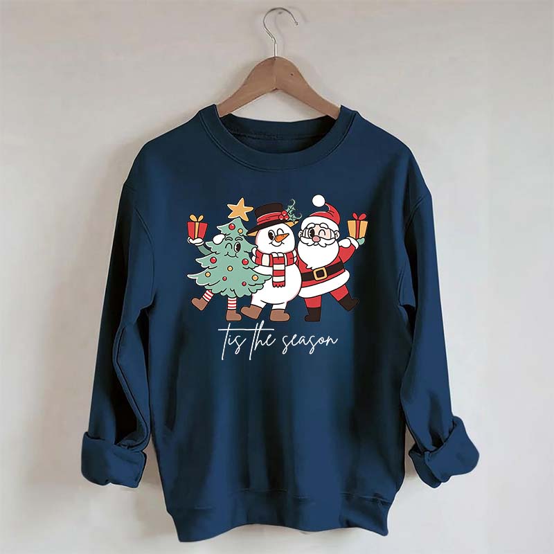 Tis The Season Santa Tree Sweatshirt