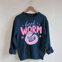 Book Worm Trendy Reading Sweatshirt