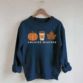 Cozy Autumn Sweater Weather Sweatshirt
