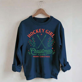 Hockey Girl Christmas Club Sweatshirt