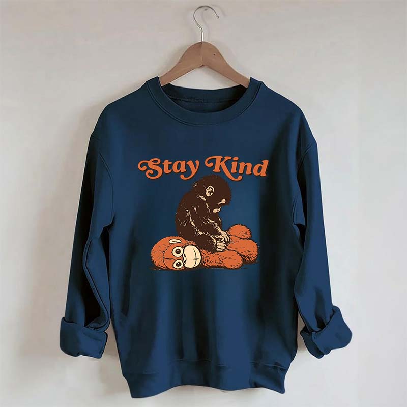 Punch Monkey Stay Kind Sweatshirt