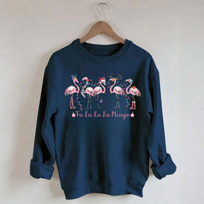 Pink Fa La La Mingo Christmas Sweatshirt