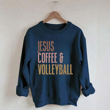 Jesus Coffee Volleyball Sweatshirt
