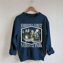 Retro Funny Forbidden Forest National Park Wizarding World Sweatshirt