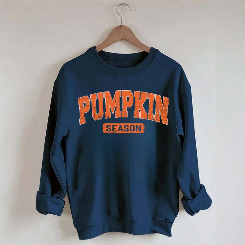 Retro Autumn Pumpkin Season Sweatshirt