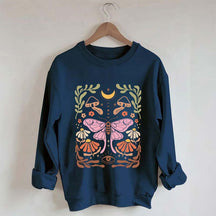 Luna Moth Floral Sweatshirt