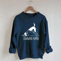 Downward Human Dog Yoga Sweatshirt