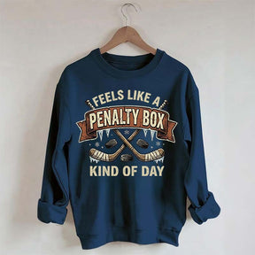 Funny Hockey Mom Festive Sports Sweatshirt