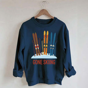 Retro Gone Skiing Sweatshirt