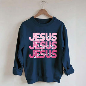 Jesus Loves Forgives Saves Sweatshirt
