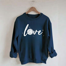 Simple Black Volleyball Journal Lover Sweatshirt