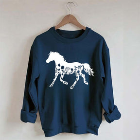 Floral Horse Sweatshirt
