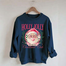 Pink Holly Jolly Christmas Club Sweatshirt