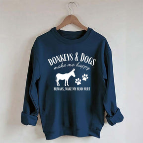 Donkey Owner Dog Sweatshirt