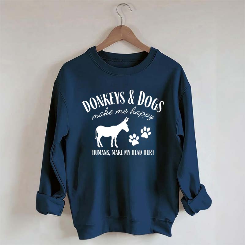 Donkey Owner Dog Sweatshirt