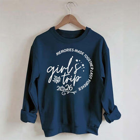 Personalized Year Matching Friends Fall Girls Trip Sweatshirt