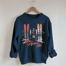 Apres Ski Champagne New Years Eve Sweatshirt