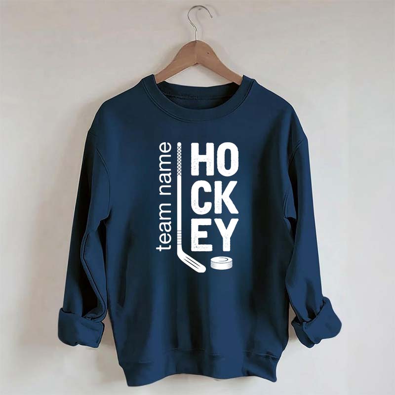 Personalized Hockey Mom Team Name Sweatshirt