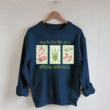 Pilates Princess Preppy Fitness Girl Sweatshirt